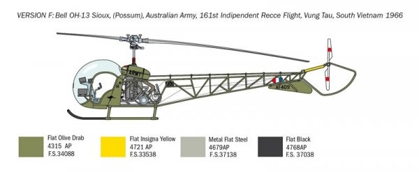 Italeri 2820 OH-13 Sioux 1/48