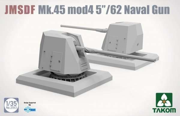 Takom 2183 JMSDF Mk.45 Mod 4 5&quot;/62 Naval Gun 1/35