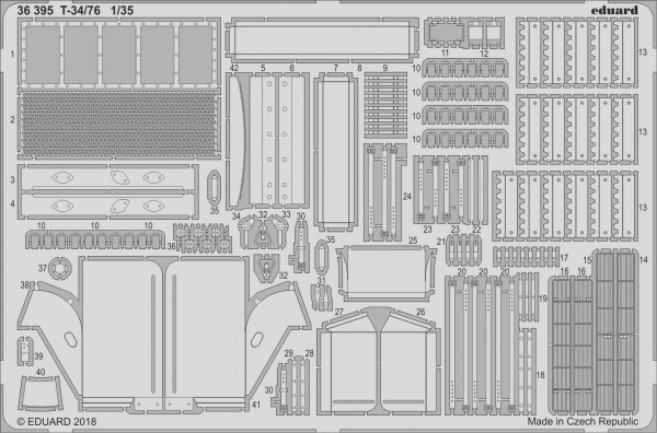 Eduard 36395 T-34/76 ACADEMY 1/35