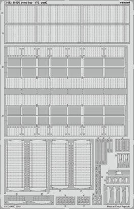Eduard 72682 B-52G bomb bay 1/72 MODELCOLLECT