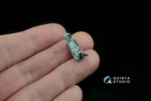 Quinta Studio QD72012 Su-30SM 3D-Printed &amp; coloured Interior on decal paper (for Zvezda kit) 1/72