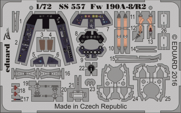 Eduard SS557 Fw 190A-8/ R2 Weekend EDUARD 1/72