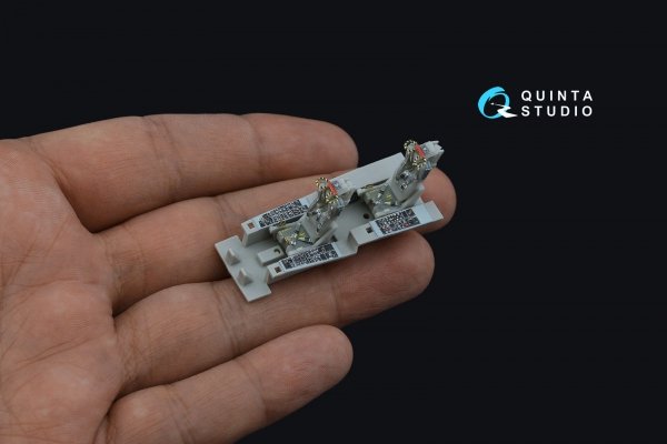 Quinta Studio QD72092 F-4J/S 3D-Printed &amp; coloured Interior on decal paper (Hasegawa) 1/72