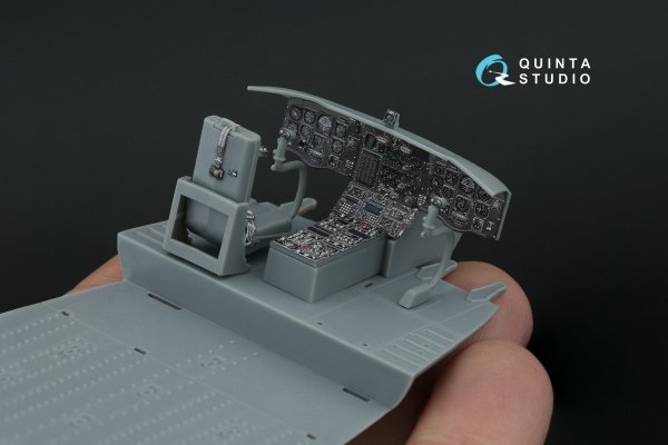 Quinta Studio QD48465 CH-47D 3D-Printed coloured Interior on decal paper (HobbyBoss) 1/48