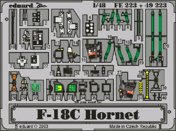 Eduard 49223 F-18C 1/48 Hasegawa