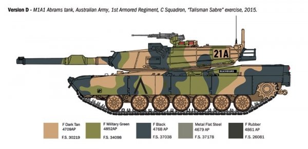 Italeri 6596 M1A1 Abrams 1/35