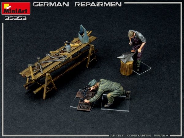 Miniart 35353 GERMAN REPAIRMEN 1/35