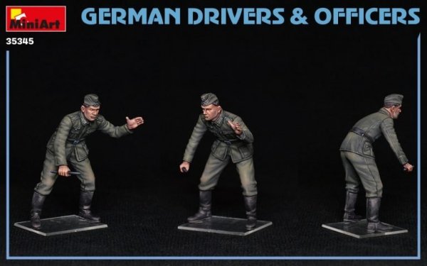MiniArt 35345  German Drivers &amp; Officers 1/35