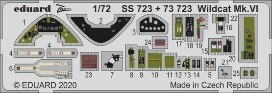 Eduard SS723 Wildcat Mk.VI ARMA HOBBY 1/72