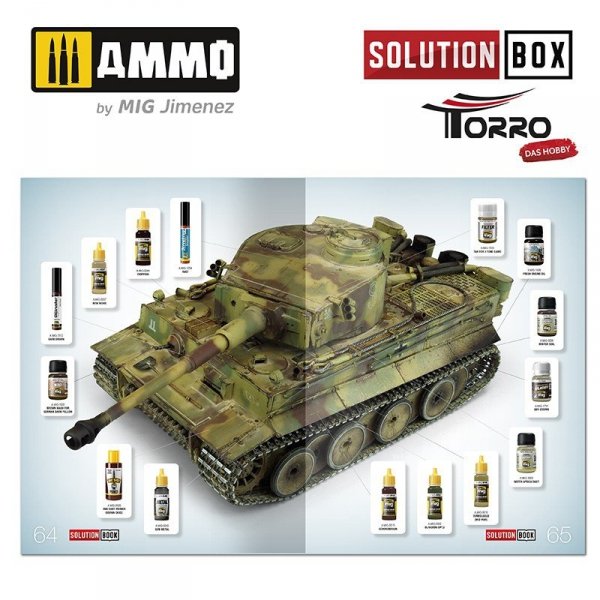 AMMO of Mig Jimenez 2414300001 How to paint WWII German Tanks - Solution Book