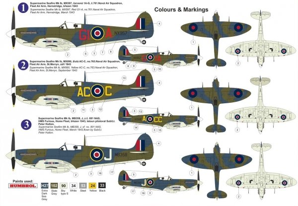 Kovozavody Prostejov KPM0238 Seafire Mk.Ib 1/72