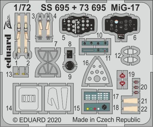 Eduard SS695 MiG-17 1/72 AIRFIX