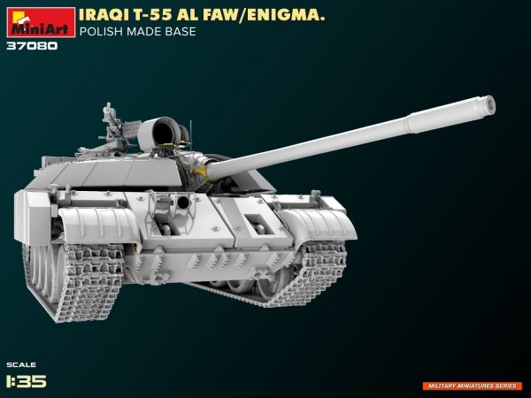 Mini Art 37080 Iraqi T-55 Al Faw / Enigma Polish Made Base 1/35