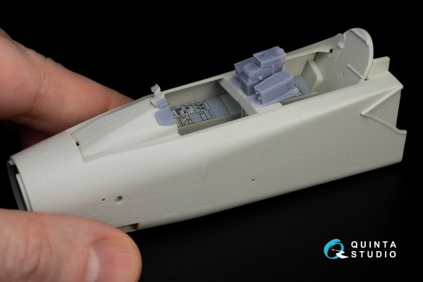 Quinta Studio QD+48261 Tornado GR.1 3D-Printed &amp; coloured Interior on decal paper (Revell) (with 3D-printed resin parts) 1/48