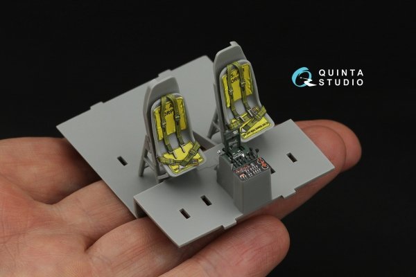 Quinta Studio QD48542 Boeing B-17F 3D-Printed &amp; coloured Interior on decal paper (HK models, Eduard) 1/48