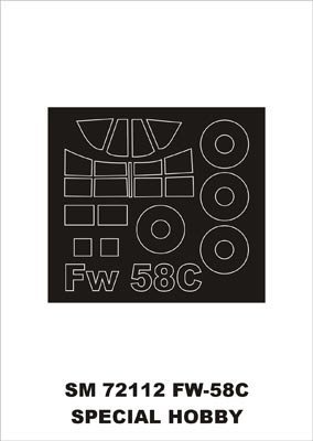 Montex SM72112 Fw-58C SPECIAL HOBBY