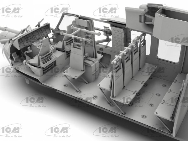 ICM 48360 MH-60L Black Hawk US Special Forces Helicopter 1/48