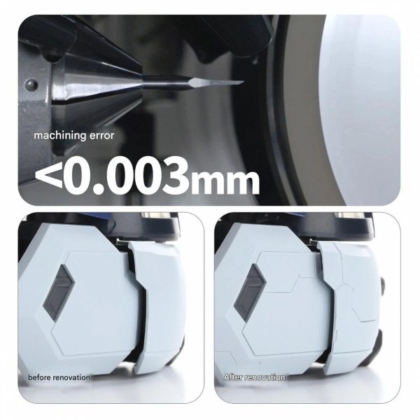 DSPIAE AT-EH01PRO Universal Blade Shank Tool Holder - D 3,175 mm (Red)