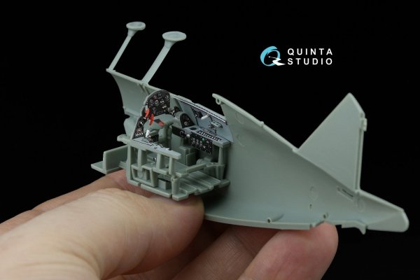 Quinta Studio QD48540 F3F-2 3D-Printed &amp; coloured Interior on decal paper (Academy/Accurate Miniatures) 1/48