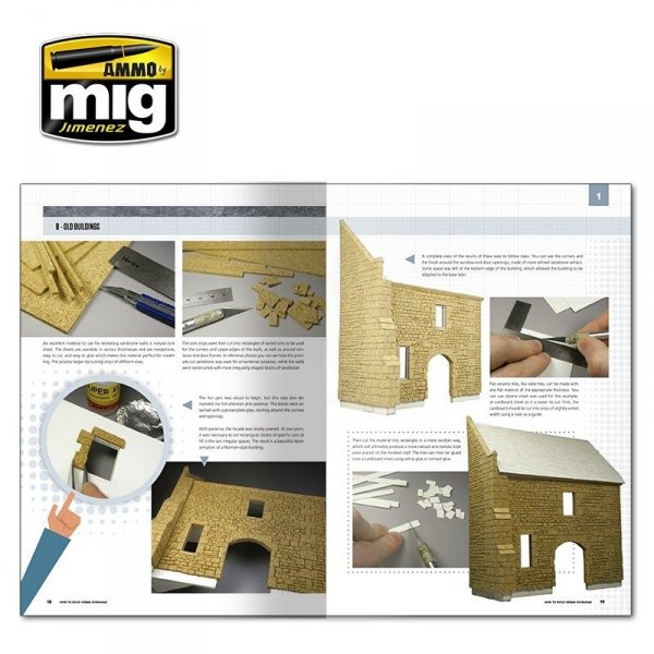 AMMO of Mig Jimenez 6215 MODELLING SCHOOL: URBAN DIORAMAS (English)