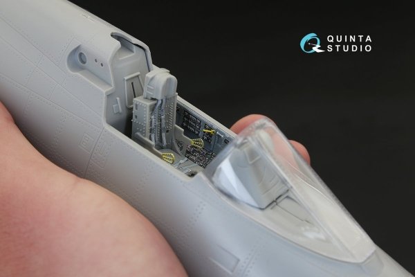 Quinta Studio QD32051 F-105D 3D-Printed &amp; coloured Interior on decal paper (for Trumpeter kit) 1/32