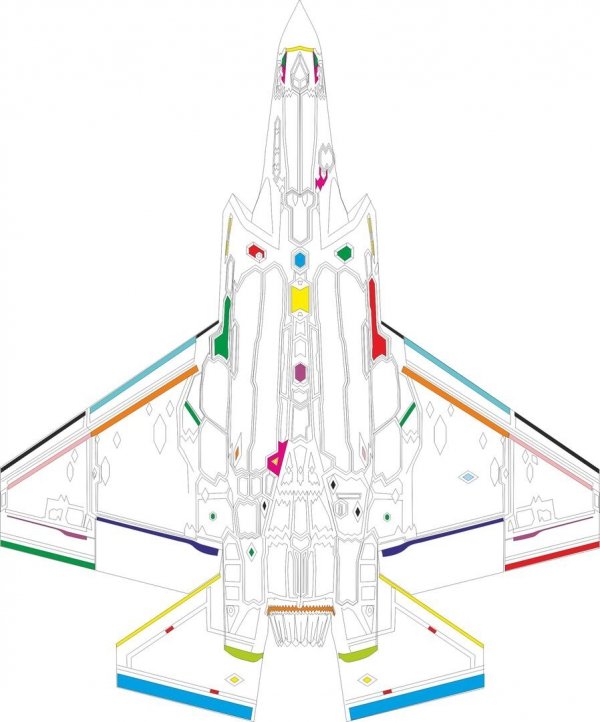 Eduard EX1098 F-35C RAM panels Tamiya 1/48