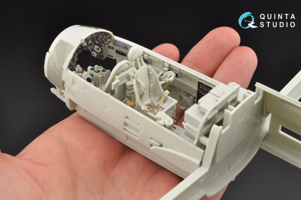 Quinta Studio QD32084 Ju 88A-1 3D-Printed &amp; coloured Interior on decal paper ( Revell ) 1/32