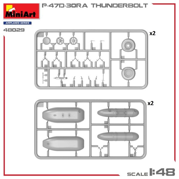 MiniArt 48029 P-47D-30RA THUNDERBOLT - Advanced Kit 1/48