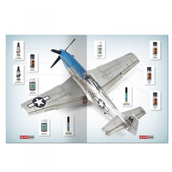 AMMO by Mig Jimenez SOLUTION BOOK 27 - How to Paint Metal Finished Aircraft (English, Spanish, French &amp; German)