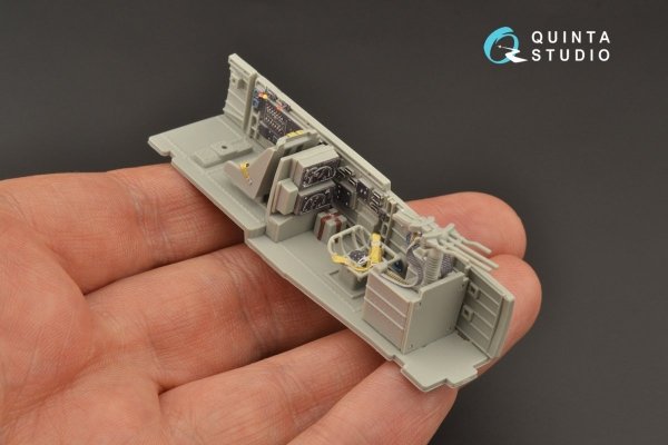 Quinta Studio QD48207 Ju 87D/G 3D-Printed &amp; coloured Interior on decal paper ( Italeri ) 1/48