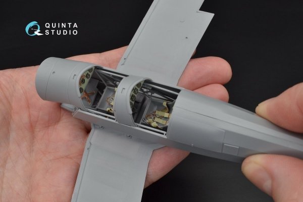 Quinta Studio QD32016 Bu 131 3D-Printed &amp; coloured Interior on decal paper (for ICM kit) 1/32