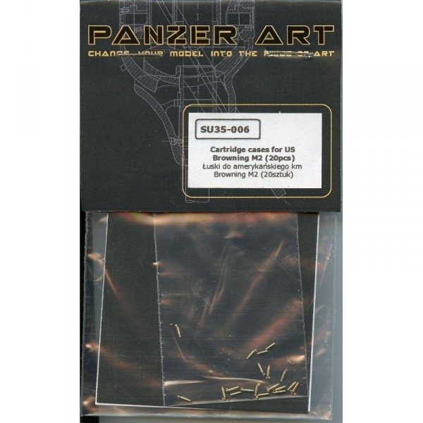 Panzer Art SU35-006 Cartridge Cases for Browning 0.5cal 1/35