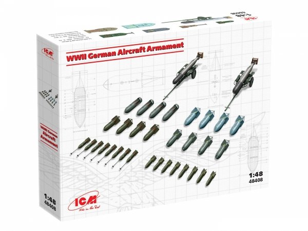 ICM 48408 WWII German Aircraft Armament 1/48
