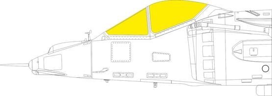 Eduard BIG49292 Harrier GR.1 KINETIC 1/48