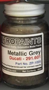 Zero Paints ZP-1005-03 Ducati Paints 60ml Metallic Grey 291.601