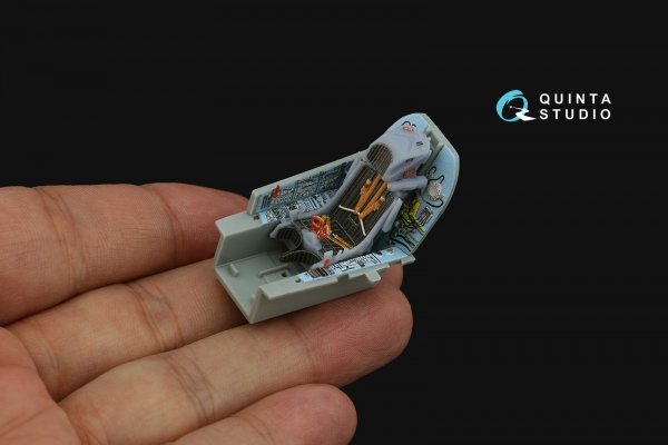 Quinta Studio QD+48480 Su-17M4/Su-22M4 3D-Printed &amp; coloured Interior on decal paper (Hobby Boss) (with 3D-printed resin parts) 1/48