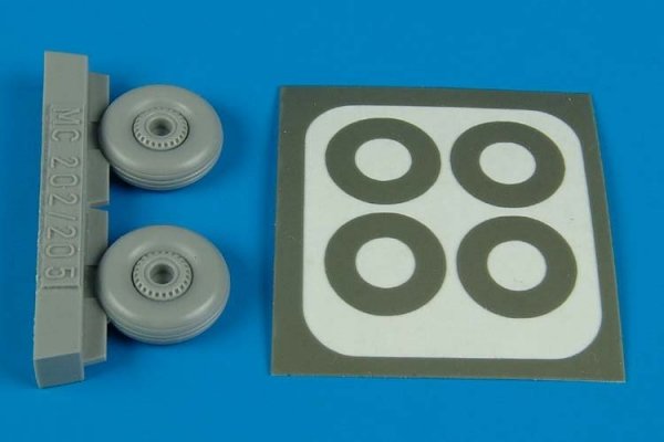 Aires 4493 Macchi MC 202/205 wheel &amp; paint masks 1/48 Other