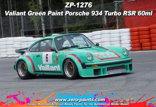 Zero Paints ZP-1276 Valliant Green Paint Porsche 934 Turbo RSR 60ml