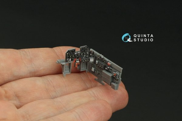 Quinta Studio QD48510 P-47 D-30 3D-Printed coloured Interior on decal paper (Miniart) 1/48