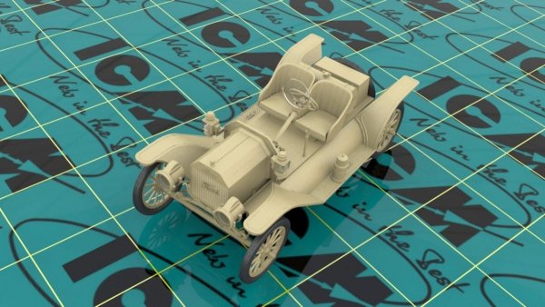 ICM 24026 Model T 1913 Speedster with American Sport Car Drivers 1/24