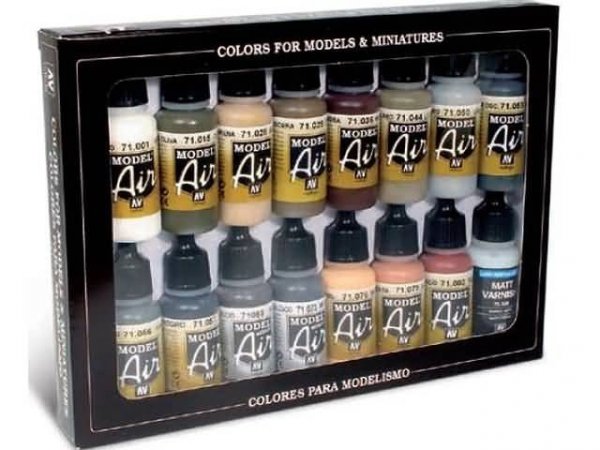 Vallejo 71208 WW II German Colors Europe / Afrika 16x17ml