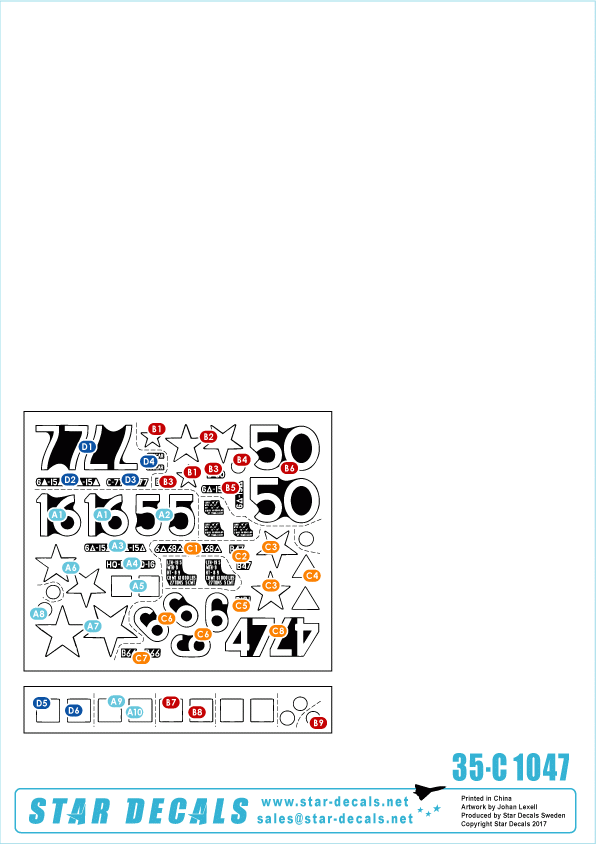 Star Decals 35-C1047 Battle of the Bulge - BoB 1/35