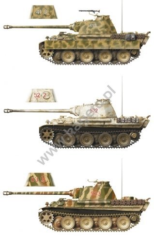 Kagero 15031 Pz.Kpfw. V Panther In Attack &amp; Defence (kalkomania) PL/EN