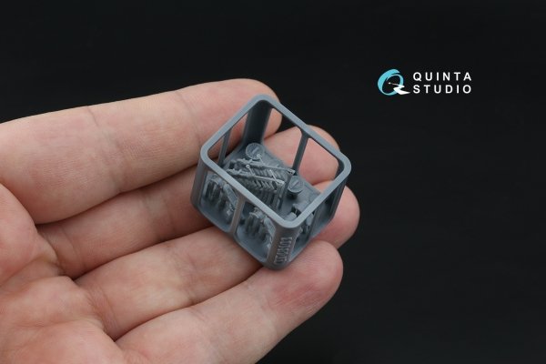 Quinta Studio QD+48574 Fairey Battle Mk.I 3D-Printed &amp; coloured Interior on decal paper (Trumpeter) (with 3D-printed resin parts) 1/48