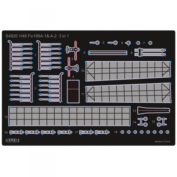 Great Wall Hobby S4820 Fw189A-1&amp;A-2 /w &quot;Nacht Jager&quot; - &quot;Sonderaktion Schneekufen&quot; 1/48