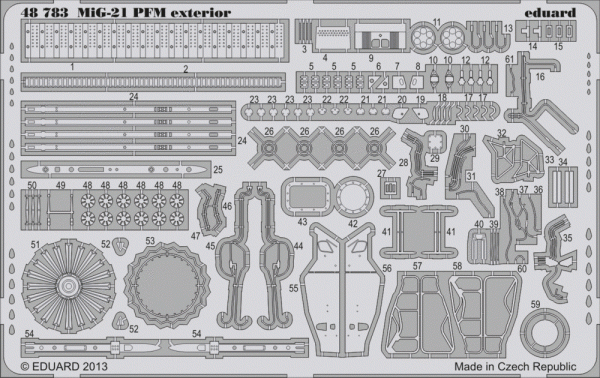 Eduard 48783 MiG-21PFM 1/48 EDUARD