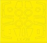 Eduard EX738 TF-104G for KINETIC MODEL 1/48