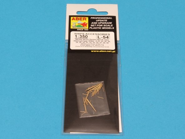 Aber 350L-54 Set of Barrels for Narvic 1936A (1:350)