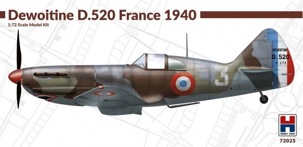 Hobby 2000 72025 Deviotine D.520 France 1940 1/72