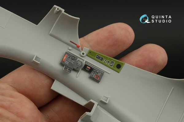 Quinta Studio QD32144 P-51D Mustang 3D-Printed &amp; coloured Interior on decal paper (Trumpeter) 1/32